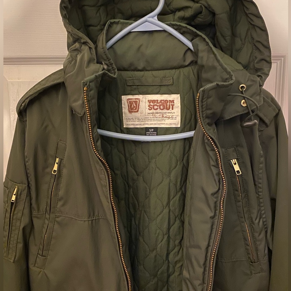 Volcom Scout S utility military jacket